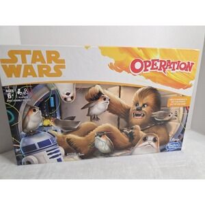 Operation Star Wars Edition Chewbacca Board Game Disney Hasbro Tested/ Works
